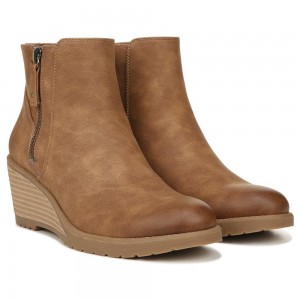 Dr. Scholl's Chloe Medium/Leveät Wedge Naisten Saappaat Ruskea | RUIYB-8109