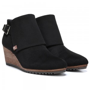 Dr. Scholl's Create Wedge Naisten Saappaat Mustat | VHPCO-4930