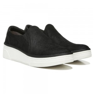 Dr. Scholl's Everywhere Platform Naisten Slip On Tennarit Mustat | KOXJW-3928