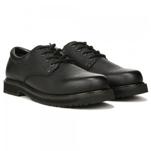 Dr. Scholl's Harrington II Slip Resistant Miesten Oxford Kengät Mustat | NTAQS-7962