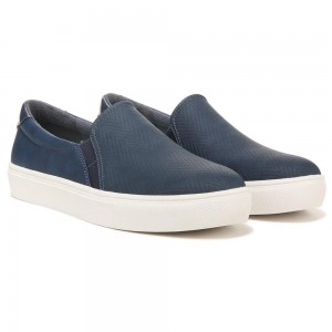 Dr. Scholl's Nova Naisten Slip On Tennarit Laivastonsininen Sininen | BYORS-5830