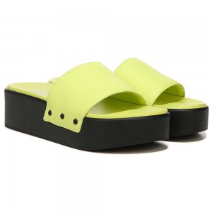 Dr. Scholl's Pisces Max Rantasandaalit Naisten Platform Sandaalit Vihreä | HBOWJ-4927