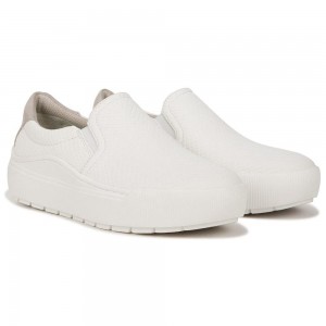 Dr. Scholl's Time Off Naisten Slip On Tennarit Valkoinen | OHIQF-4518
