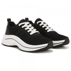 Dr. Scholl's Wannabe Slip On Naisten Platform Tennarit Mustat | PMXQO-1270