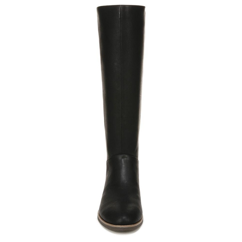 Dr. Scholl's Astir Zip Naisten Knee-High Boots Mustat | PWZYO-2453