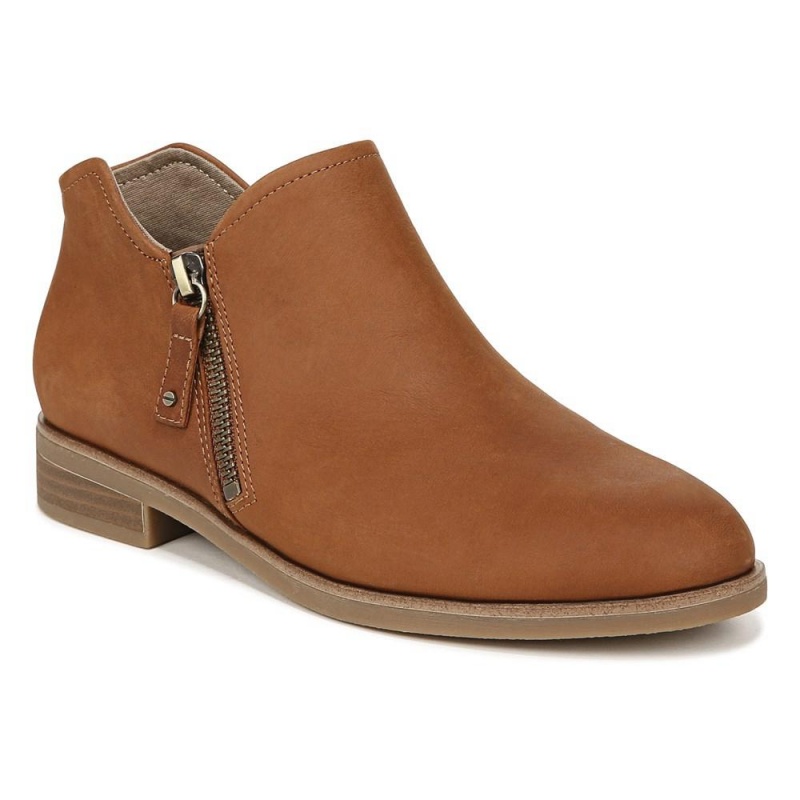 Dr. Scholl's Avenue Zip Medium/Leveät Ankle Boot Naisten Nilkkurit Ruskea | KJIWR-8594