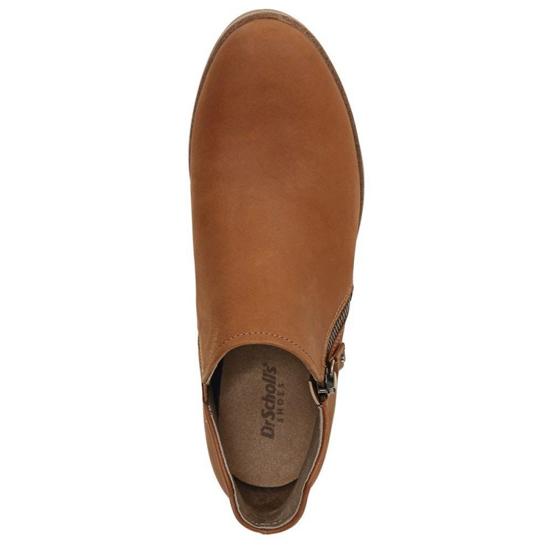 Dr. Scholl's Avenue Zip Medium/Leveät Ankle Boot Naisten Nilkkurit Ruskea | KJIWR-8594