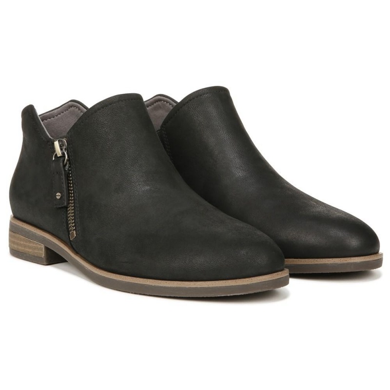 Dr. Scholl\'s Avenue Zip Medium/Leveät Ankle Boot Naisten Nilkkurit Mustat | JLPNA-3467