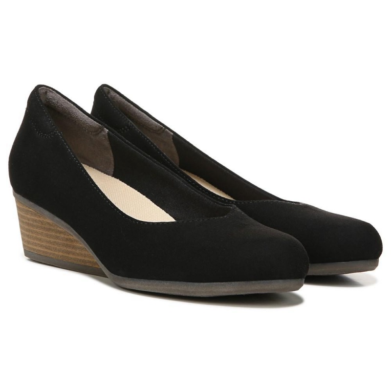 Dr. Scholl\'s Be Ready Slip On Naisten Kiilakorkokengät Mustat | NSULZ-3415
