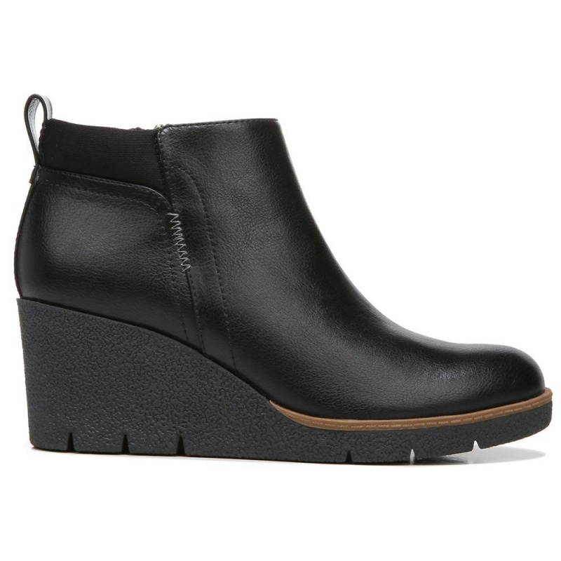 Dr. Scholl's Berklie Wedge Naisten Saappaat Mustat | VXUSW-3921
