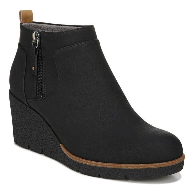 Dr. Scholl's Bianca Wedge Naisten Saappaat Mustat | IXJPA-4071