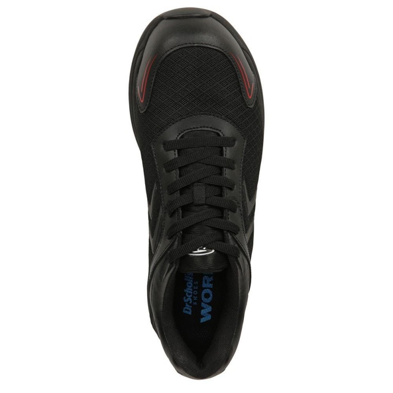 Dr. Scholl's Blazer Composite Varvas Pitsi Up Miesten Teräskärkiset Saappaat Mustat | PFHWA-1678