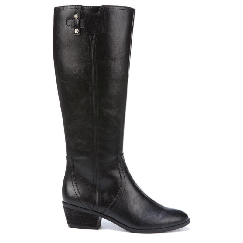 Dr. Scholl's Brilliance Naisten Knee-High Boots Mustat | ANFVQ-4905