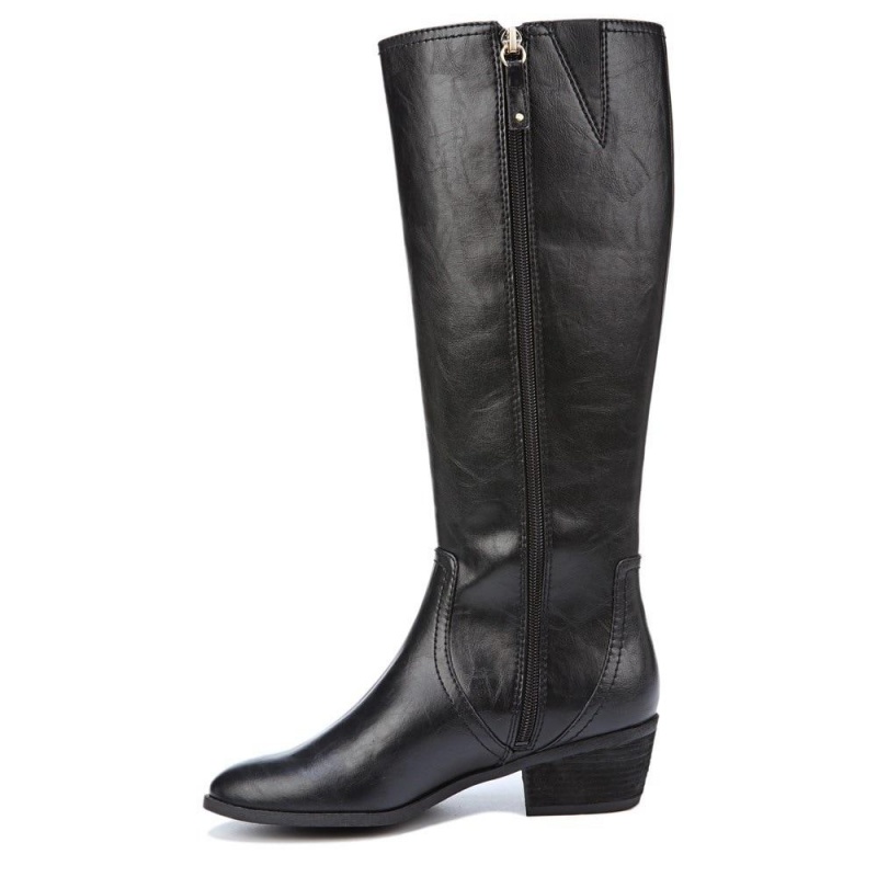 Dr. Scholl's Brilliance Naisten Knee-High Boots Mustat | ANFVQ-4905