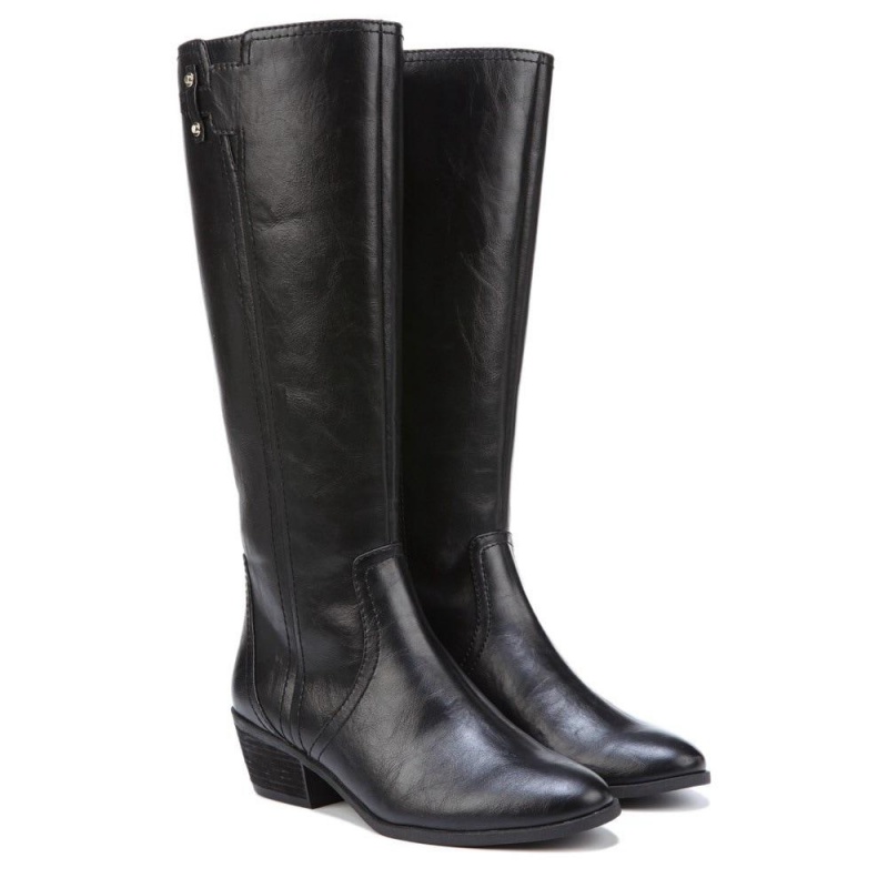 Dr. Scholl\'s Brilliance Naisten Knee-High Boots Mustat | ANFVQ-4905