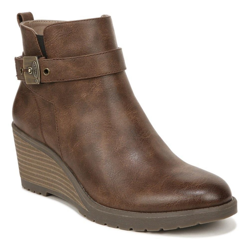Dr. Scholl's Camille Wedge Naisten Saappaat Ruskea | LMWBJ-6379
