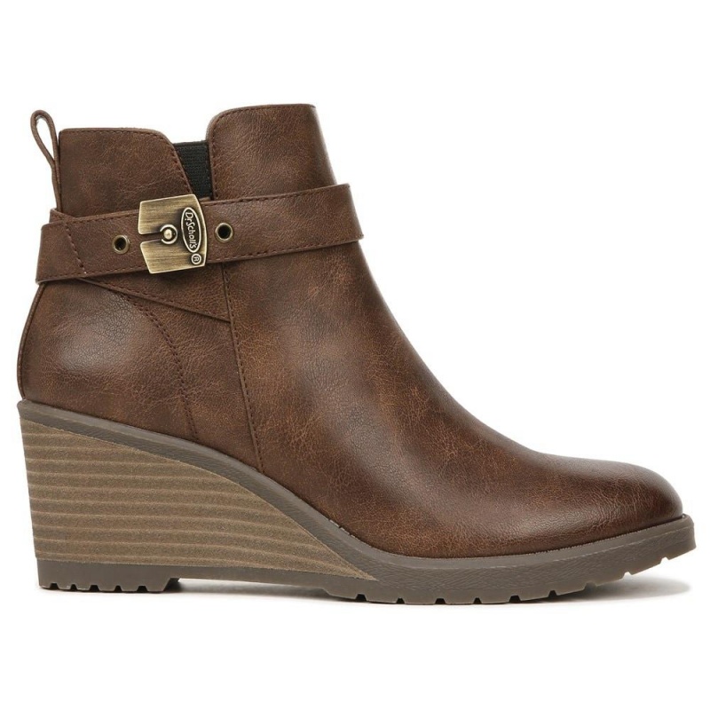 Dr. Scholl's Camille Wedge Naisten Saappaat Ruskea | LMWBJ-6379