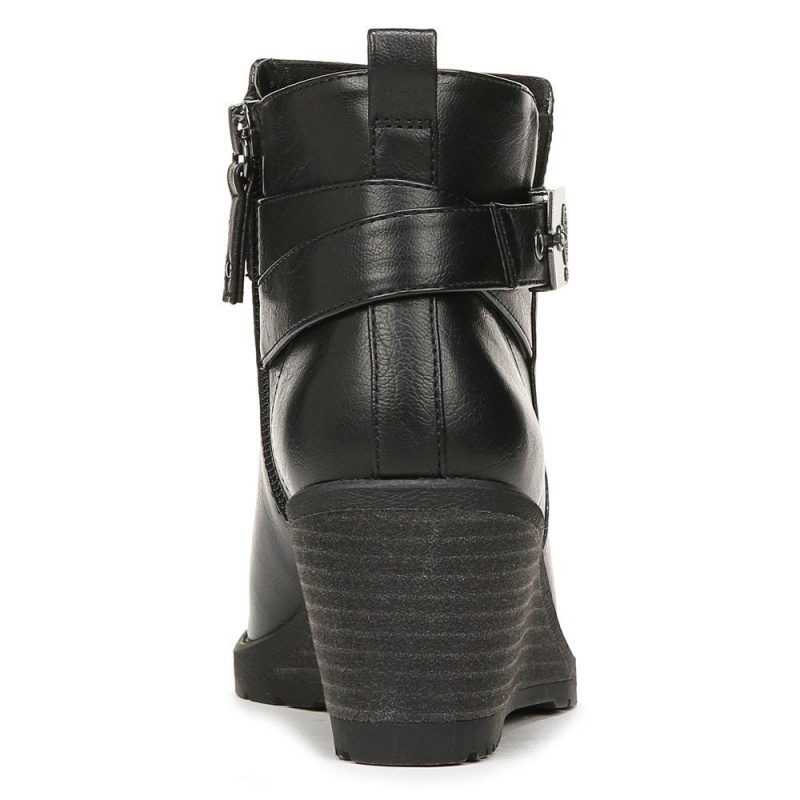 Dr. Scholl's Camille Wedge Naisten Saappaat Mustat | VSYCA-9716