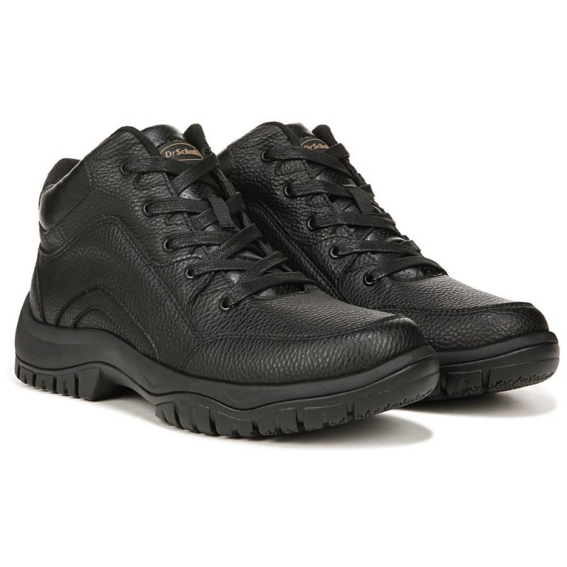 Dr. Scholl\'s Charge Slip Resistant Työ Boot Miesten Saappaat Mustat | ECJGR-0572
