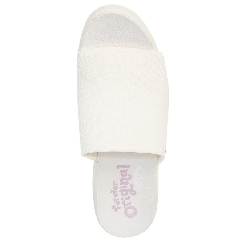 Dr. Scholl's Check Doubts Platform Naisten Korolliset Sandaalit Valkoinen | MKRUL-4856