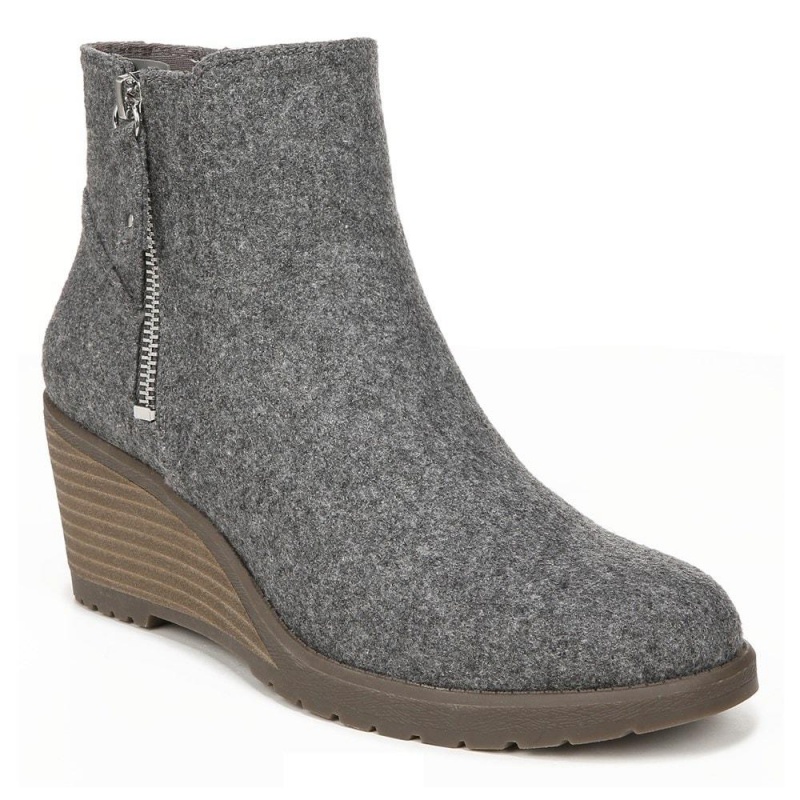 Dr. Scholl's Chloe Medium/Leveät Wedge Naisten Saappaat Harmaat | PAOBZ-5389