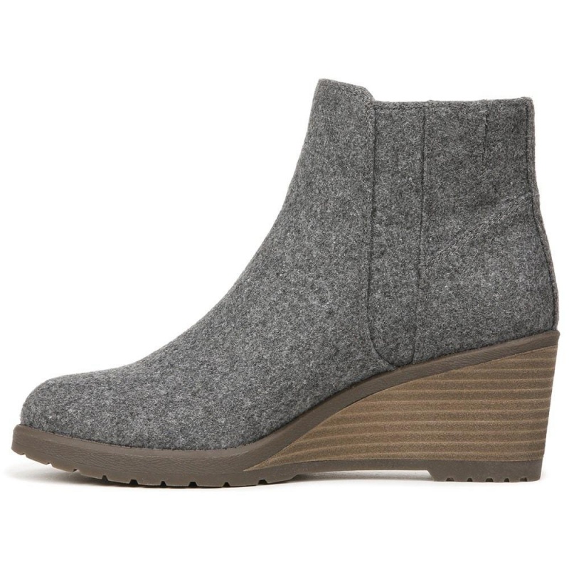 Dr. Scholl's Chloe Medium/Leveät Wedge Naisten Saappaat Harmaat | PAOBZ-5389