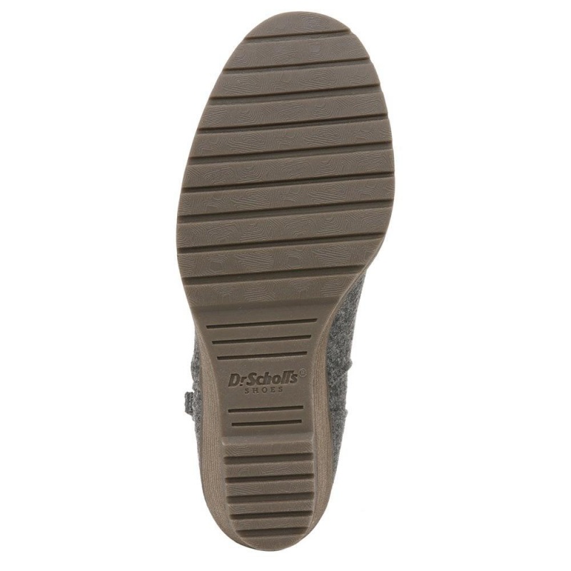 Dr. Scholl's Chloe Medium/Leveät Wedge Naisten Saappaat Harmaat | PAOBZ-5389