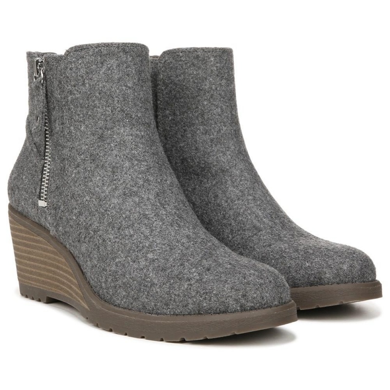 Dr. Scholl\'s Chloe Medium/Leveät Wedge Naisten Saappaat Harmaat | PAOBZ-5389