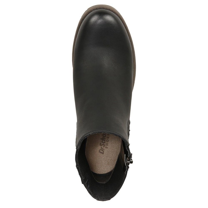 Dr. Scholl's Chloe Medium/Leveät Wedge Naisten Saappaat Mustat | XCOKW-8356