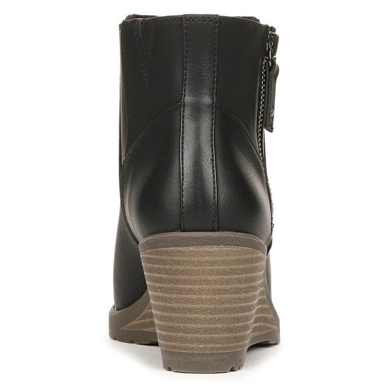 Dr. Scholl's Chloe Medium/Leveät Wedge Naisten Saappaat Mustat | XCOKW-8356