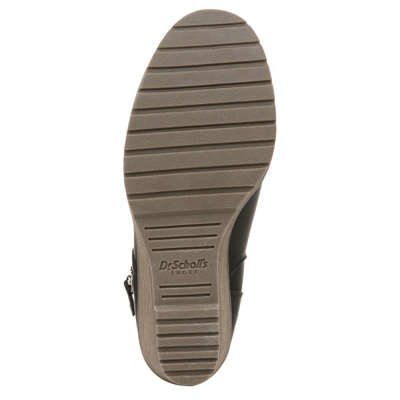 Dr. Scholl's Chloe Medium/Leveät Wedge Naisten Saappaat Mustat | XCOKW-8356