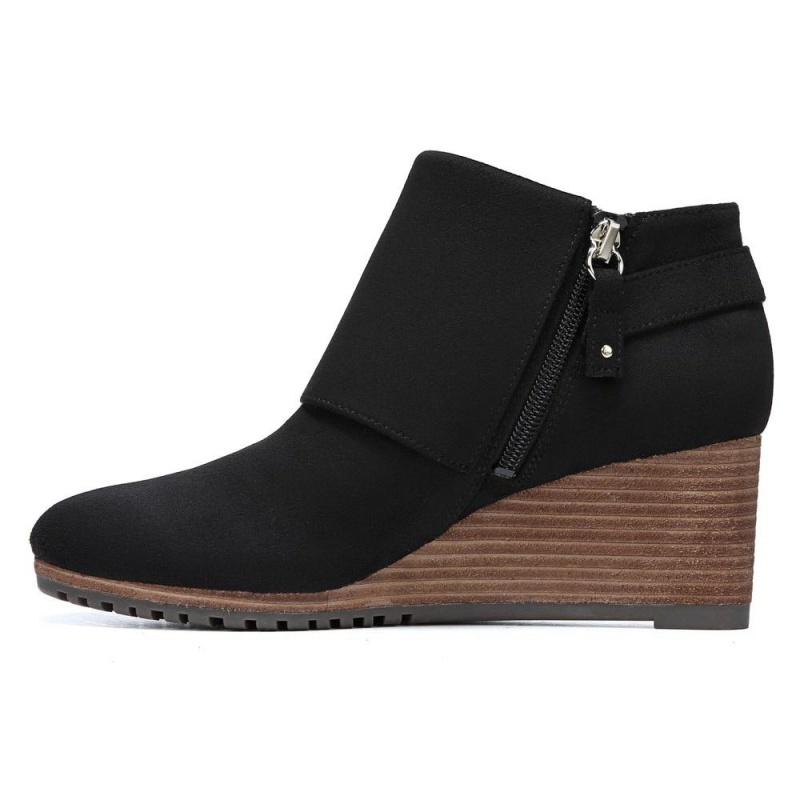Dr. Scholl's Create Wedge Naisten Saappaat Mustat | VHPCO-4930