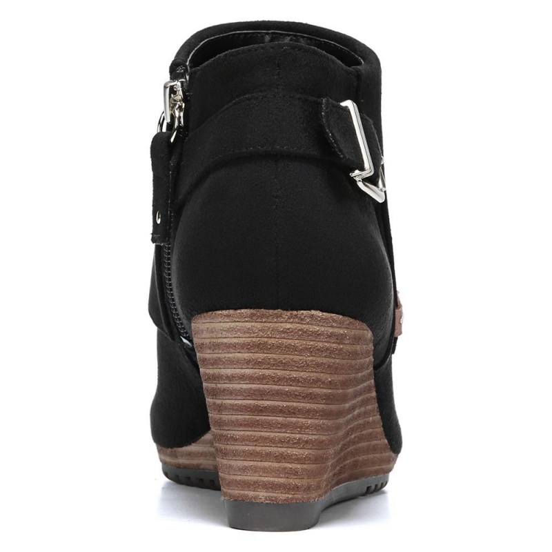 Dr. Scholl's Create Wedge Naisten Saappaat Mustat | VHPCO-4930