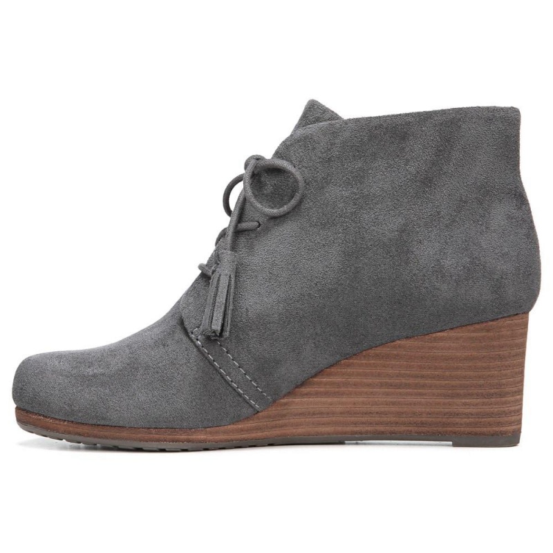 Dr. Scholl's Dakota Wedge Naisten Saappaat Tummanharmaat | CKFBQ-8215