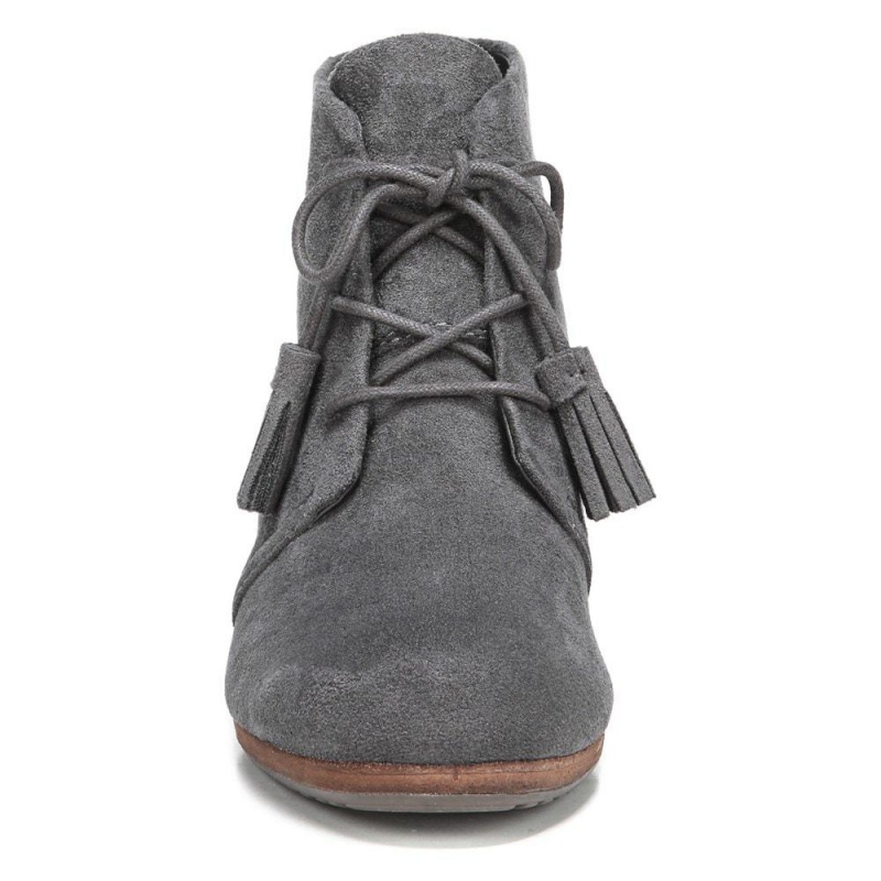 Dr. Scholl's Dakota Wedge Naisten Saappaat Tummanharmaat | CKFBQ-8215