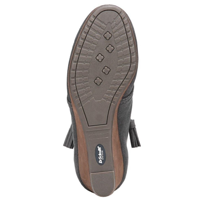 Dr. Scholl's Dakota Wedge Naisten Saappaat Tummanharmaat | CKFBQ-8215