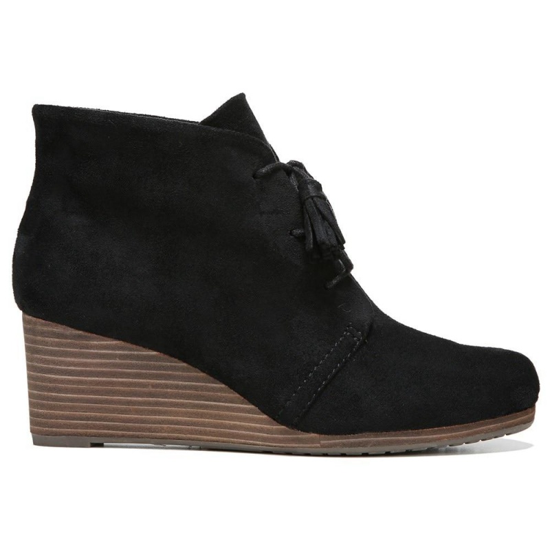Dr. Scholl's Dakota Wedge Naisten Saappaat Mustat | NKADJ-3960