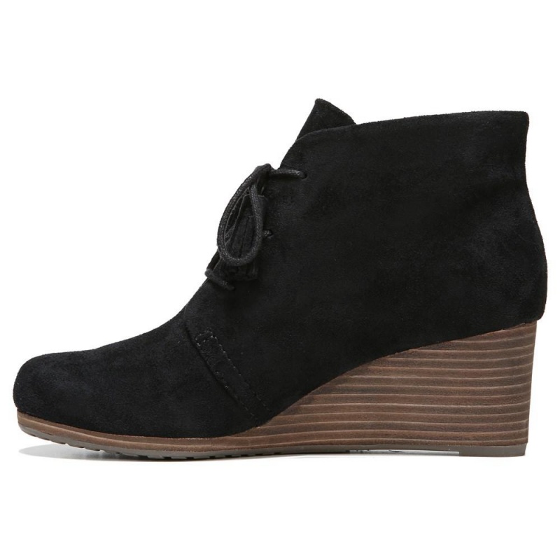 Dr. Scholl's Dakota Wedge Naisten Saappaat Mustat | NKADJ-3960