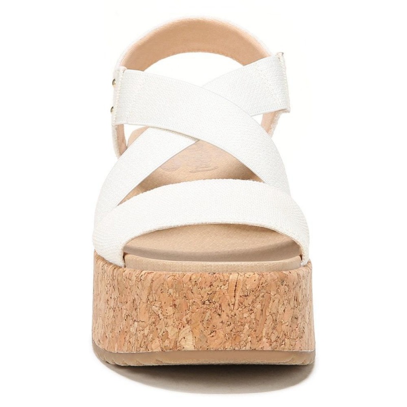 Dr. Scholl's Dottie Strappy Wedge Naisten Korolliset Sandaalit Valkoinen | MJIHX-3752