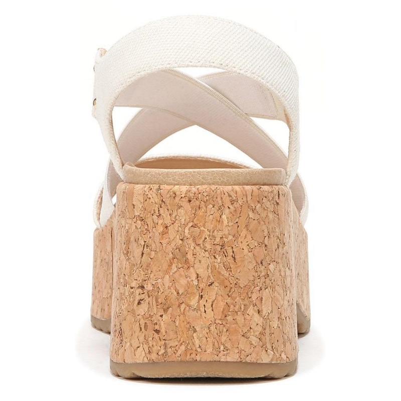 Dr. Scholl's Dottie Strappy Wedge Naisten Korolliset Sandaalit Valkoinen | MJIHX-3752