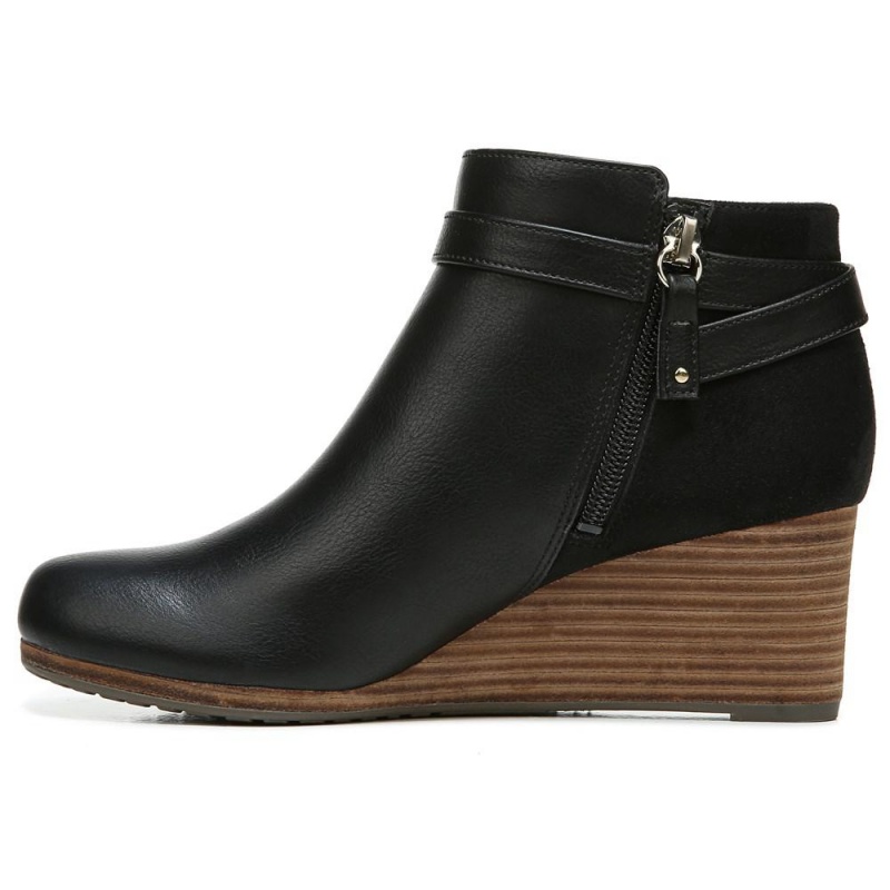 Dr. Scholl's Double Wedge Naisten Saappaat Mustat | YFPWB-8501