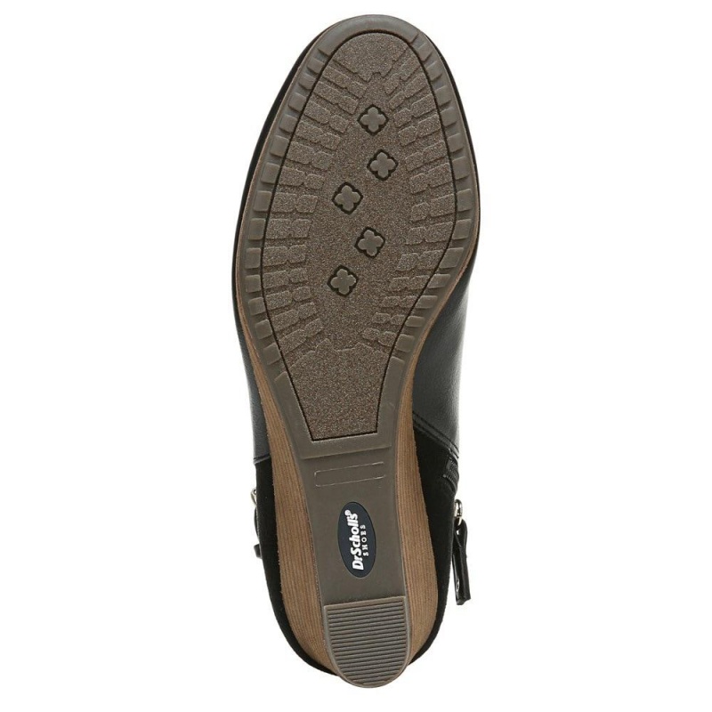 Dr. Scholl's Double Wedge Naisten Saappaat Mustat | YFPWB-8501