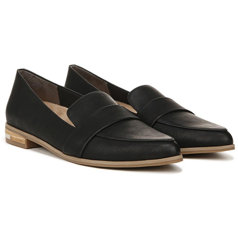 Dr. Scholl\'s Faxon Too Naisten Loafers Mustat | WANLO-2850