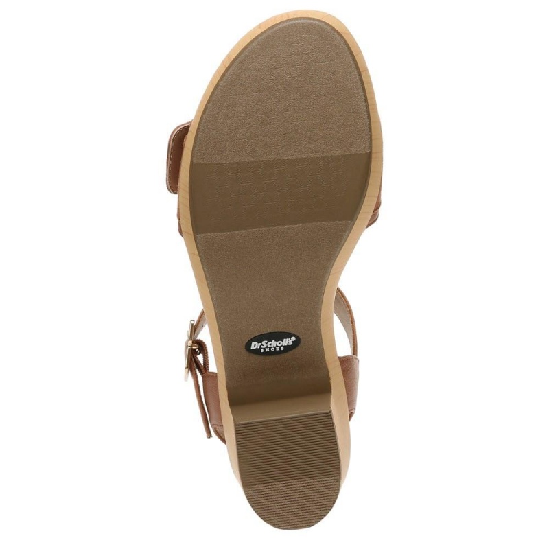 Dr. Scholl's Felicity Too Block Heel Naisten Platform Sandaalit Ruskea | LOFZY-7349