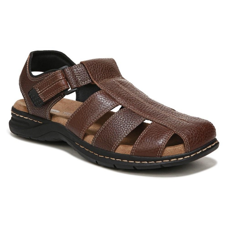 Dr. Scholl's Gaston Miesten Sandaalit Ruskea | YKGAN-2180