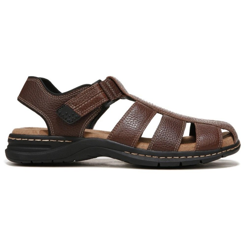 Dr. Scholl's Gaston Miesten Sandaalit Ruskea | YKGAN-2180