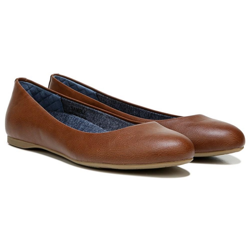 Dr. Scholl\'s Giorgie Memory Foam Naisten Ballerinat Ruskea | RFVMO-5814