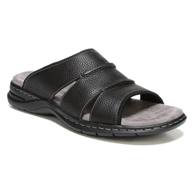 Dr. Scholl's Gordon Miesten Slide Sandaalit Mustat | BKFPN-3015