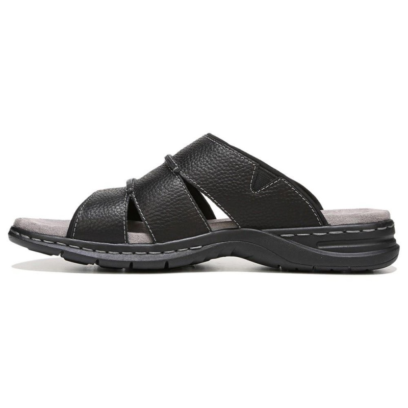 Dr. Scholl's Gordon Miesten Slide Sandaalit Mustat | BKFPN-3015