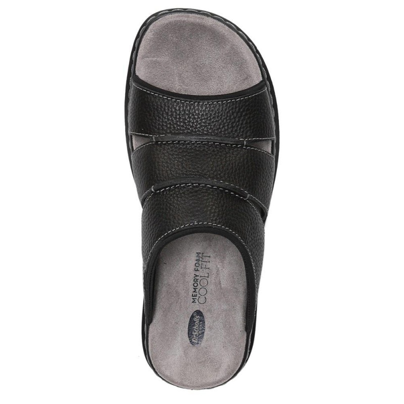 Dr. Scholl's Gordon Miesten Slide Sandaalit Mustat | BKFPN-3015